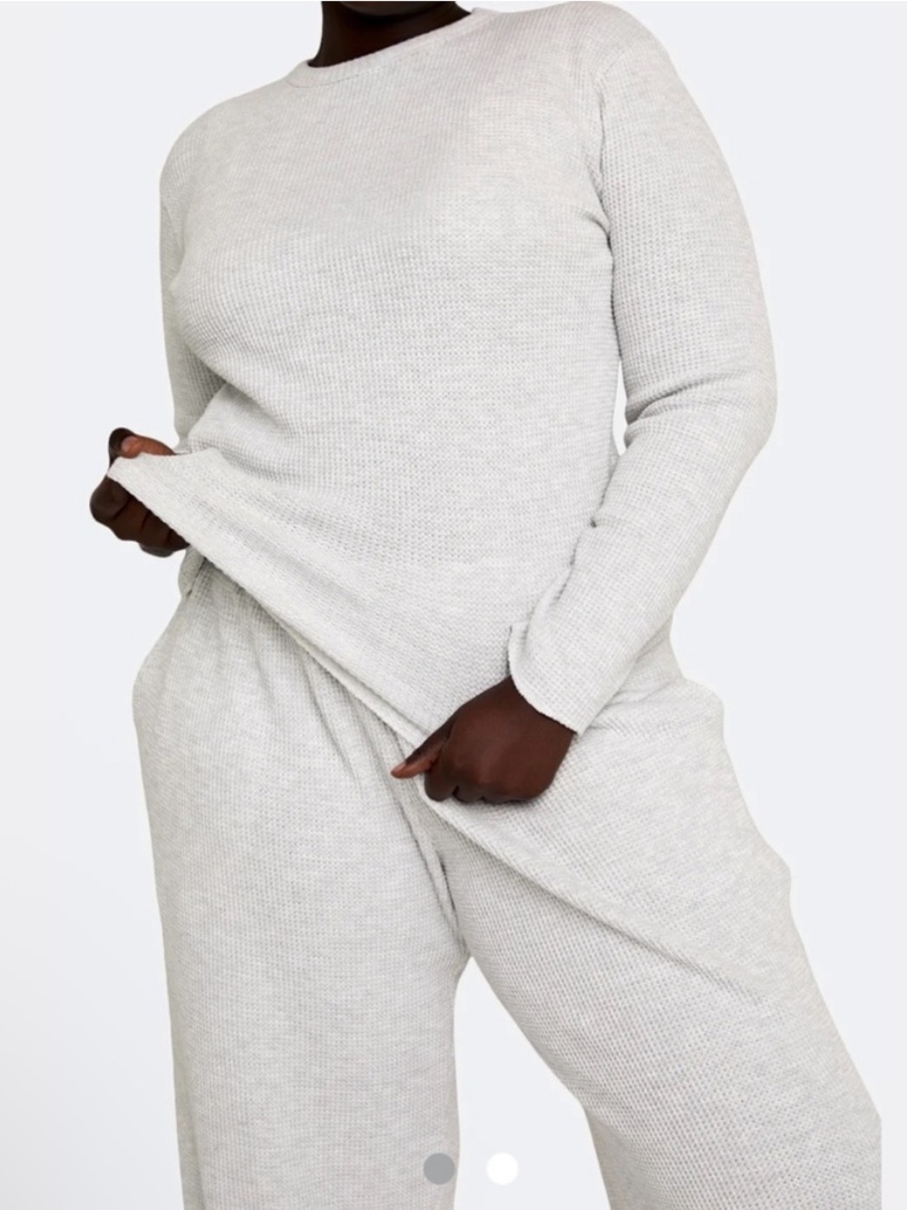 SET Active lounge waffle knit long sleeve